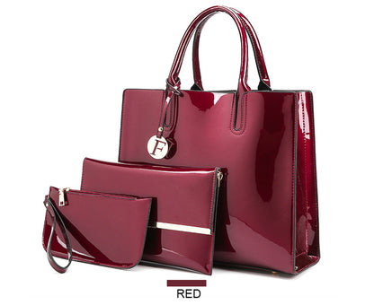 3 Sets Leather Handbags