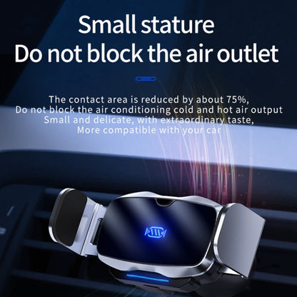 D7 Infrared lnduction Wireless Fast Charging Air Outlet Car Holder Black